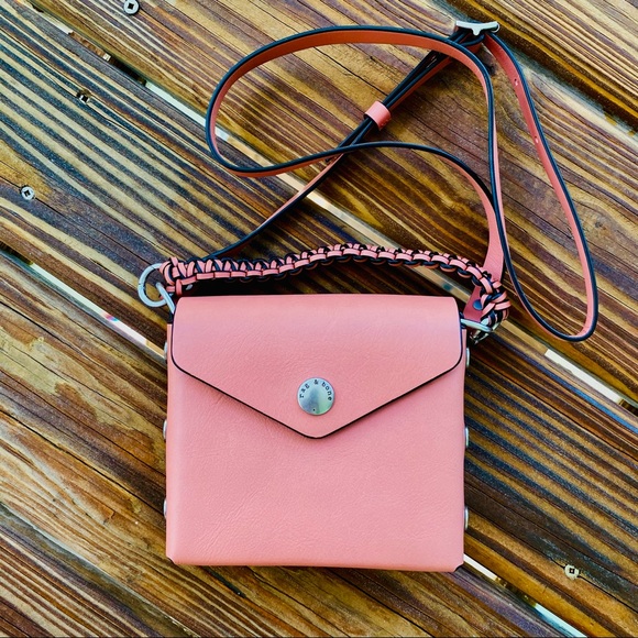 Rag & Bone Dusty Pink Micro Atlas Crossbody EUC - Picture 13 of 16